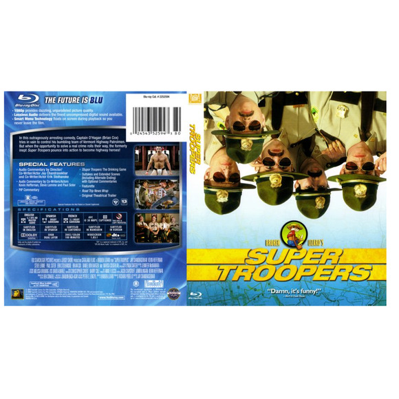 FOX Super Troopers (Blu-ray, 2002) Broken Lizard's Comedy Movie Film w/Bonus - Picture 2 of 2